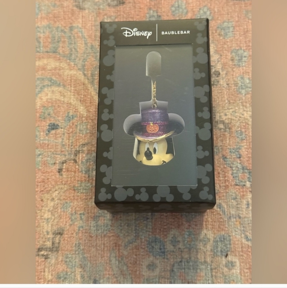 Disney BaubleBar /Mickey Mouse Halloween 🎃Charm/ Key Chain🎃💜🎃💜🎃💜